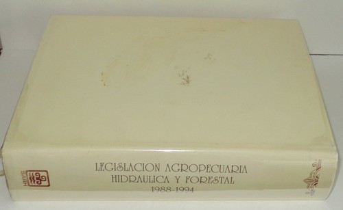 Legislacion Agropecuaria Hidraulica Forestal 1988-1994 Mexico Agrarian Law Water - Picture 2 of 6