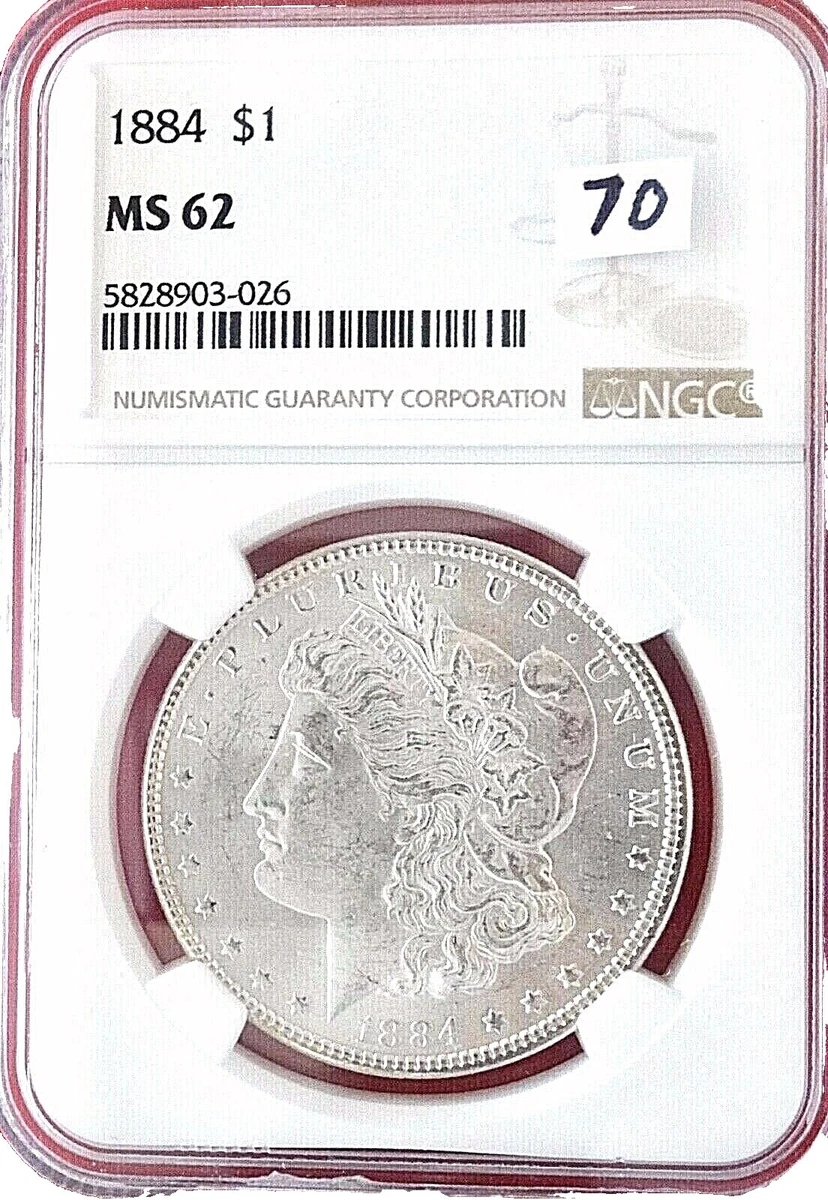 MS 62 Graded 1884 Year Morgan US Dollars (1878-1921) for sale | eBay