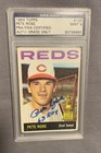 1964 Topps Pete Rose #125 Cincinnati Reds HOF “1963 ROY”PSA/DNA Auto Grade Mint