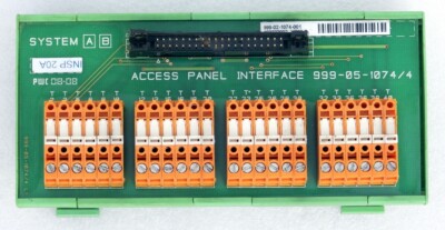 SYSTEM ACCESS PANEL INTERFACE 999-05-1074/4 LI INSP 20A SYSTEM AB 