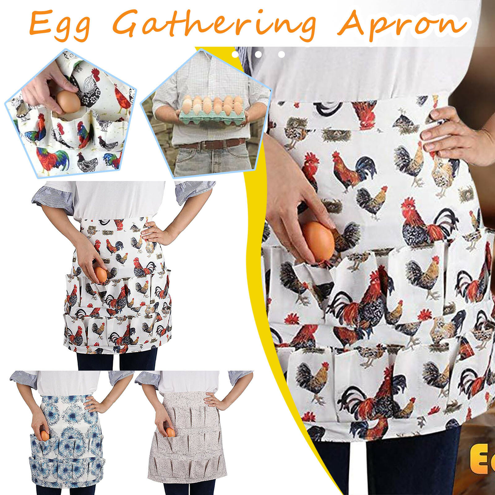1pcs Egg Holding Apron 海外輸入
