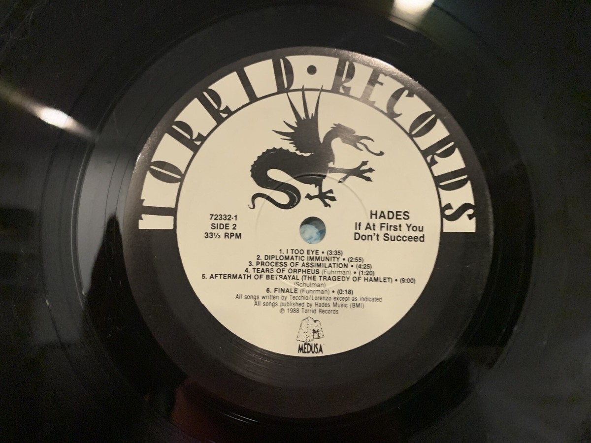 ●LP Hades If At First You Don't Succeed Hades - If At First You Don't Succeed - Amazon.com Music