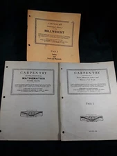 Carpentry and Millwright Instructional Materials Unit I plus Math Workbook