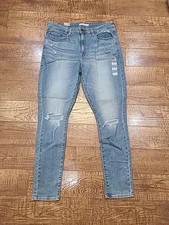 NWT Levi's Womens 721 High Rise Skinny  Factory Distressed Stretch Jeans 33x30