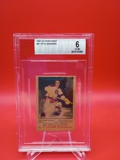 Pete Bavando 1951 Parkhurst #51 Rookie RC Chicago Blackhawks BVG 6 EXMT