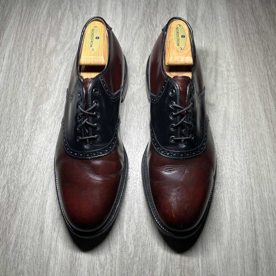 Johnston & Murphy Heritage Men’s Oxford Multicolor Leather US Size 10.5 D/B - Image 2 of 4