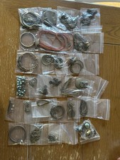 Lot Of 25 Brass Paparazzi Jewelry Earrings, Necklaces, Rings