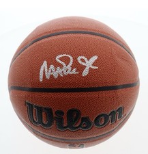 Magic Johnson Signed NBA Basketball – Beckett COA - Lakers Hall of Fame