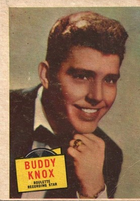 Music Buddy Knox 1959 Hit Stars Topps #33 Recording Star
