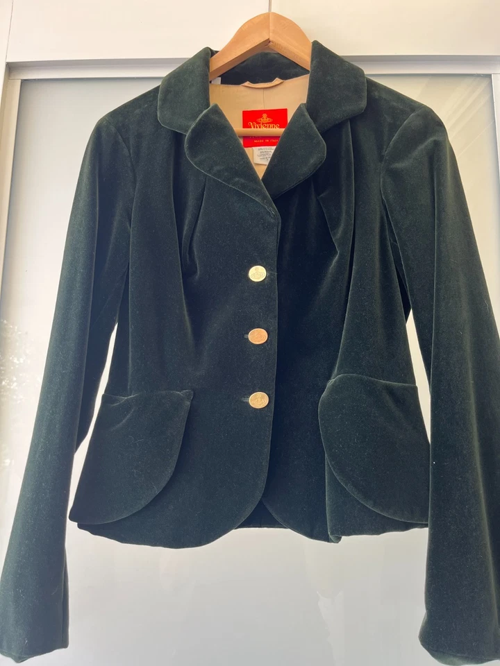 Vivienne Westwood Women's Vintage Suit from the 90s | Forest Green Velvet - Image 2 of 4
