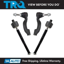 TRQ Inner and Outer Tie Rod Set For 2013-2019 Cadillac ATS