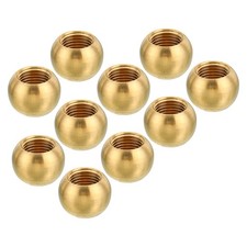 M10x1 Gewinde 10Pack Lampe Endstücke Kappe Knopf Messing Kugel Schraube Kappen