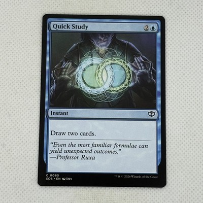 MTG SOS | Quick Study 0065 | Common!