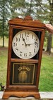 Early 1900s "New Haven" Regulator 30-Day Clock ~ Oak Cabinet ~ Second Hand