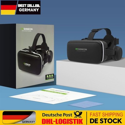 360° VR Brille Virtual Reality Headset 3D für Smartphones Handy für Android iOS