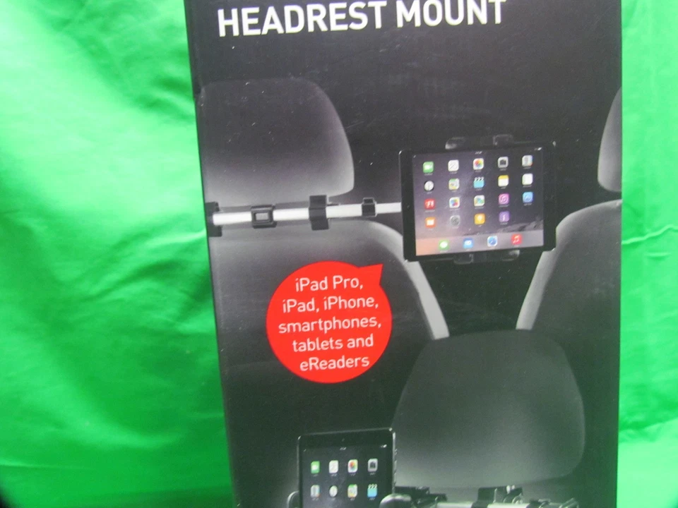 Macally Car Headrest Mount Holder for Apple iPad iPhone Tablets Etc New Sealed - Image 2 of 4