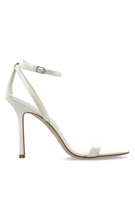 JIMMY CHOO Moza 100mm Ivory Sandals New & Authentic
