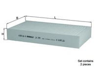 Mahle Innenraumfilter La 295/S Partikelfilter FüR Mercedes V251 X164 W251 W164