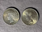 2-1924-P Peace Dollar-90% Silver Coins Lot