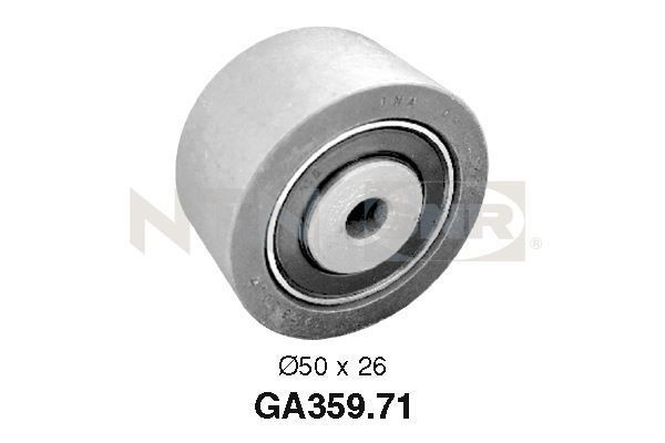 SNR GA359.71 Umlenk-/FüHrungsrolle, Keilrippenriemen FüR CitroËN-image
