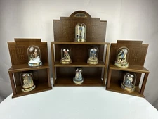 Lot Set Of 8 John Wayne Franklin Mint Hand Painted Sculptures Figures Display