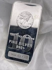 10 Troy Ounce .999 Fine Silver Bar Morgan Design Silver Bullion Made in U.S.A.