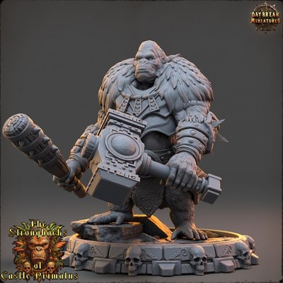 Strongbacks Castle Primatus   Affen 28mm   Proxy f. WH D&D Einzelwahl
