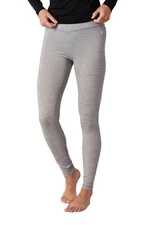 $90 Smartwool Women's All Season Merino Base Layer Leggings-Light Gray-Large-NEW