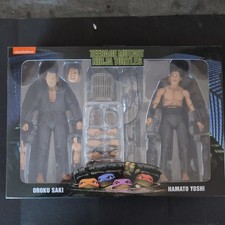 NECA Teenage Mutant Ninja Turtles - Oroku Saki & Hamato Yoshi - Free Shipping