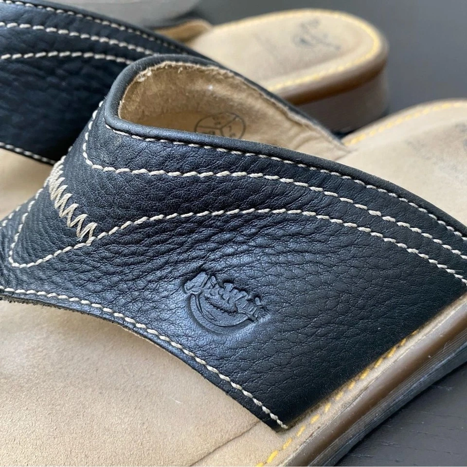 Chanclas Dr. Martens de cuero negro para mujer talla 8 Foto 2 de 4