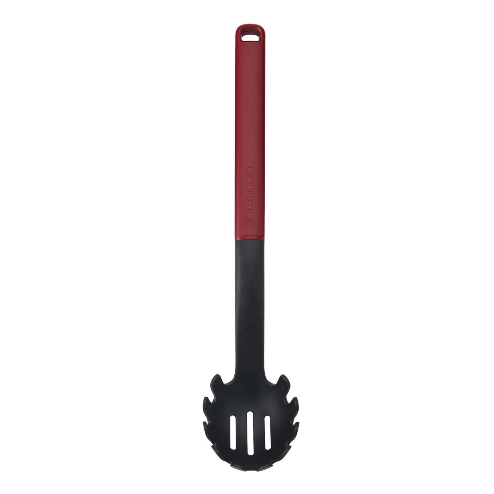 KitchenAid KHA005OHEREG Klassischer Pastalöffel Empire-Rot Nudellöffel Spaghetti