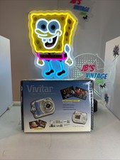 Sealed Vivitar ViviCam 3785 Digital Camera 3.0MP Silver/Blue 1.5" LCD New