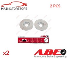 BREMSSCHEIBEN SATZ PAAR VORNE ABE C31089ABE 2PCS I FÜR NISSAN MICRA III,NOTE