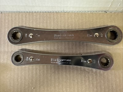Craftsman Metric Ratcheting Box End Wrench Set 14MM - 19MM 2pc Lot