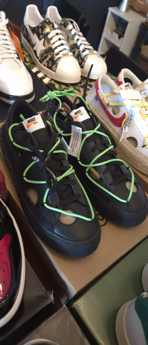 Preços baixos em Nike Off-White x Blazer Low Black | eBay