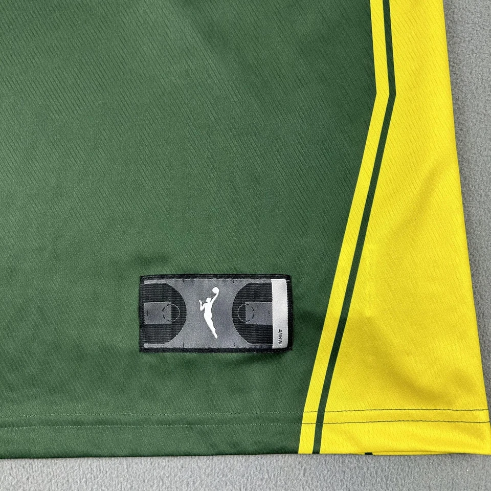 Camiseta deportiva Seattle Storm para hombre 4XL verde amarilla WNBA fanáticos del baloncesto Sundell 2 Foto 2 de 4