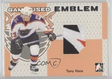 2006-07 ITG Heroes and Prospects Game-Used Emblems Tony Voce #GUE-14 03uh