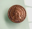 SHINY 1882 INDIAN HEAD CENT- WITH SOME DETAIL