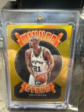 Tim Duncan 2021 Donruss Optic Winner Stays GOLD #1/10 Spurs HOF SSP