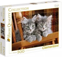 Puzzle 500 ElementóW. High Quality Collection. Kotki Clementoni