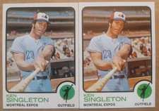 1973 TOPPS #232 MONTREAL EXPOS KEN SINGLETON [2] NM/MT 06981