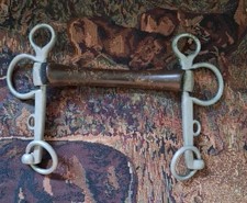 5" Hard Rubber Sweet Mouth Pelham Bit Mullen Mouth English Bit England Deluxe