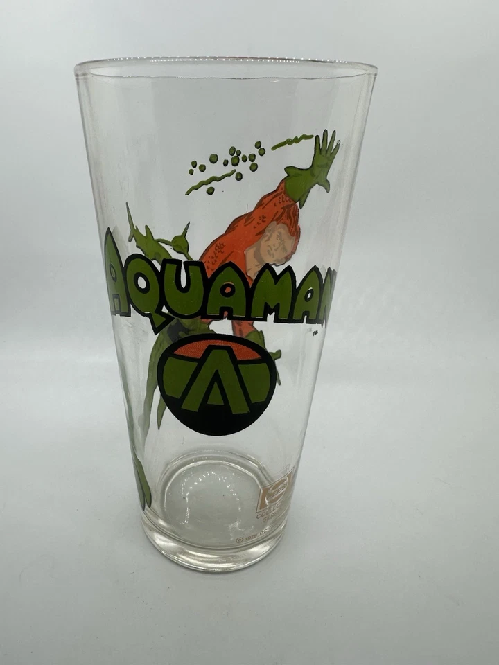 De colección 1978 Pepsi Collector Series Vidrio Aquaman - DC Comics Z58 Foto 3 de 4