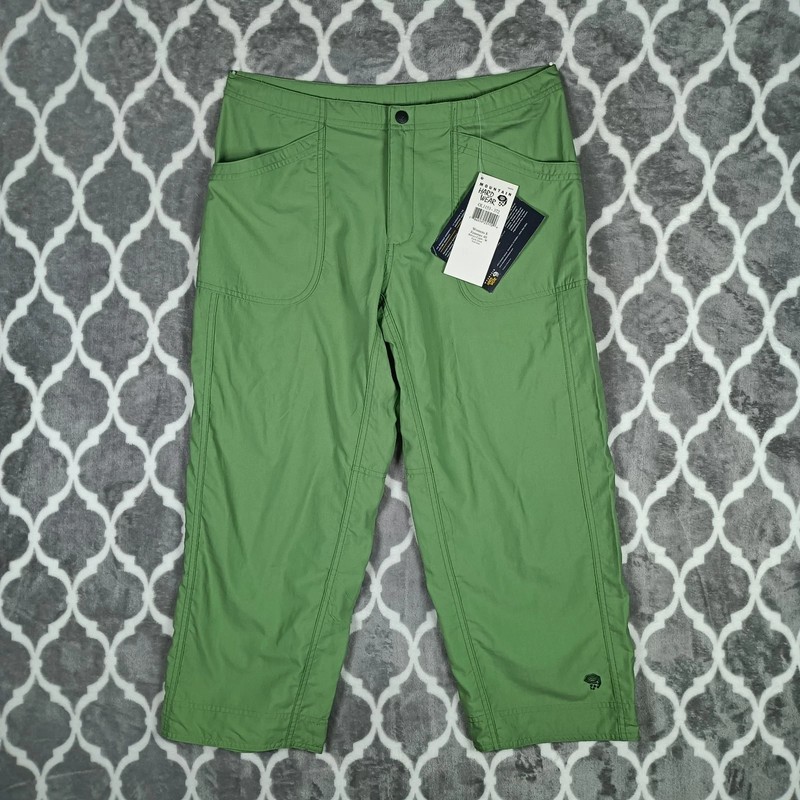 Mountain Hardwear women's medium/8 'fresh green' Arroyo capri pants NWT