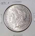 1891-S Morgan Silver Dollar, As Pictured