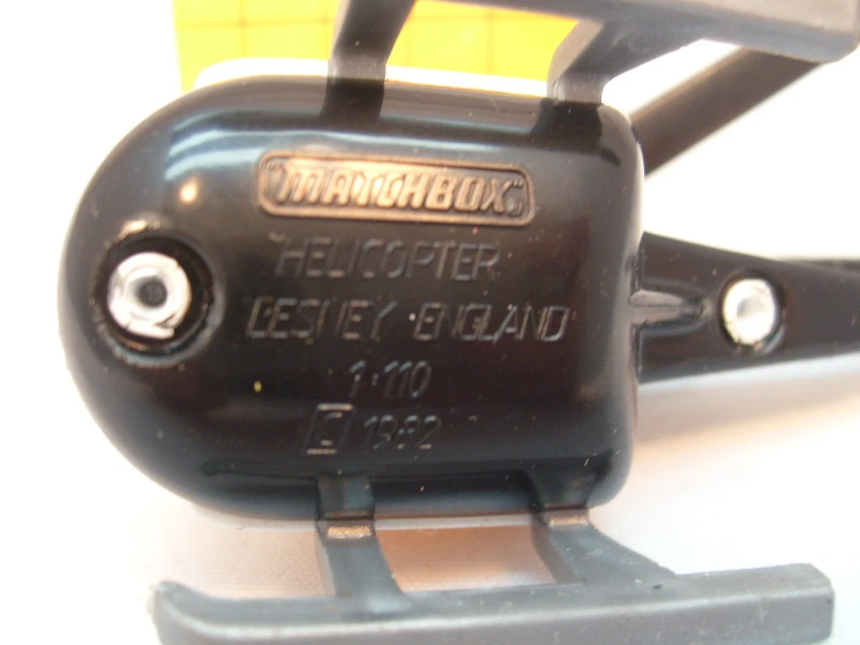 1982 MATCHBOX LESNEY SUPERFAST #75 POLICE 36 HELICOPTER MIB - Image 3 of 3