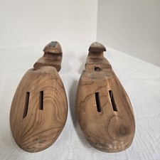 Cole Haan Wood Adjustable Shoe Tree Form Stretcher Lot of 2 Large Mismatched