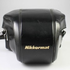 Nikon Nikkormat - Black Leather Ever-Ready Camera Case w/Strap