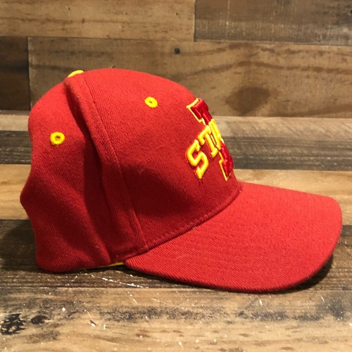 Iowa State Cyclones Hat Cap Mens Fitted Large Maroon Yellow NCAA Football Zephyr - Picture 3 of 10