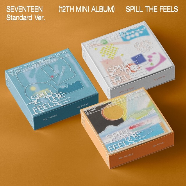 SEVENTEEN - SPILL THE FEELS (Standard ver.) 12th Mini Album+Extra Photocards Set